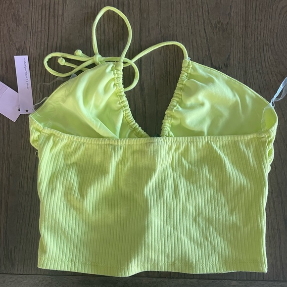 Neon tie cropped tank - Picture 2 of 3